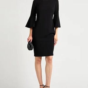 Calvin Klein Black Long Sleeve Dress